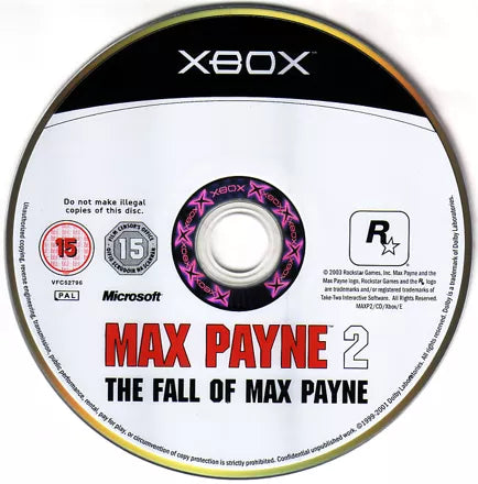 Max Payne 2: The Fall of Max Payne - Xbox Original-spill