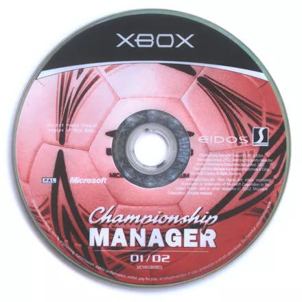 Championship Manager: Season 01/02 - Xbox spill