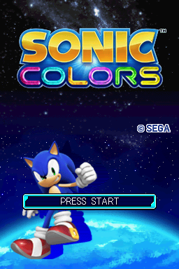 Sonic Colours - Nintendo DS spill - Retrospillkongen