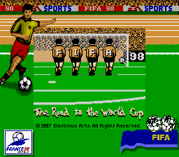 FIFA: Road to World Cup 98 - Gameboy spill