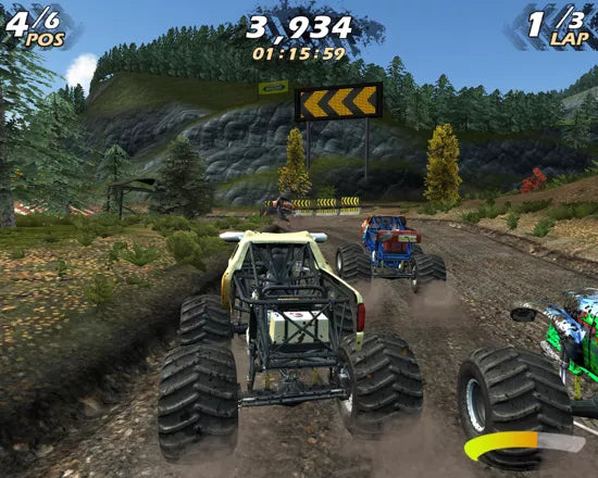 Monster Jam - Wii spill - Retrospillkongen