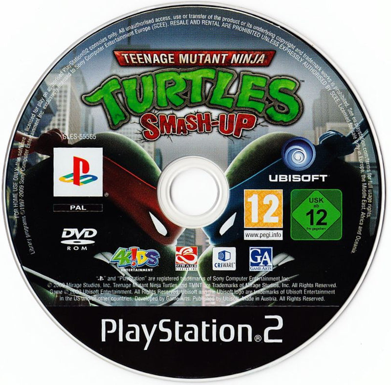 Teenage Mutant Ninja Turtles: Smash-Up - PS2 spill