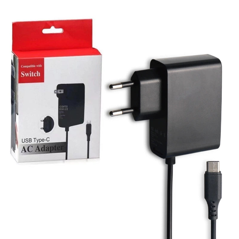 Strømadapter til Nintendo Switch - Retrospillkongen