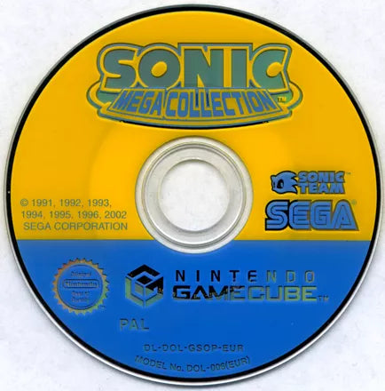 Sonic Mega Collection - GameCube spill - Retrospillkongen