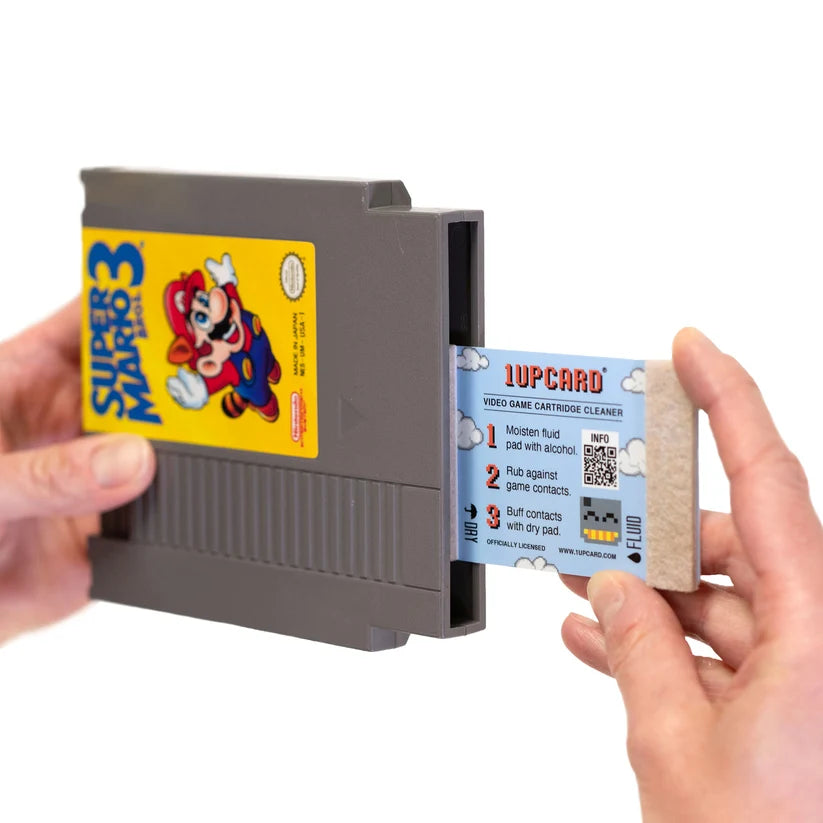 BUNDLE - 1UPcard Rensekort til Spillkassetter - Retrospillkongen