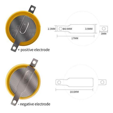 CR1616 GameBoy Lithium Cell Batteri (3V) - 10 pakning - Retrospillkongen