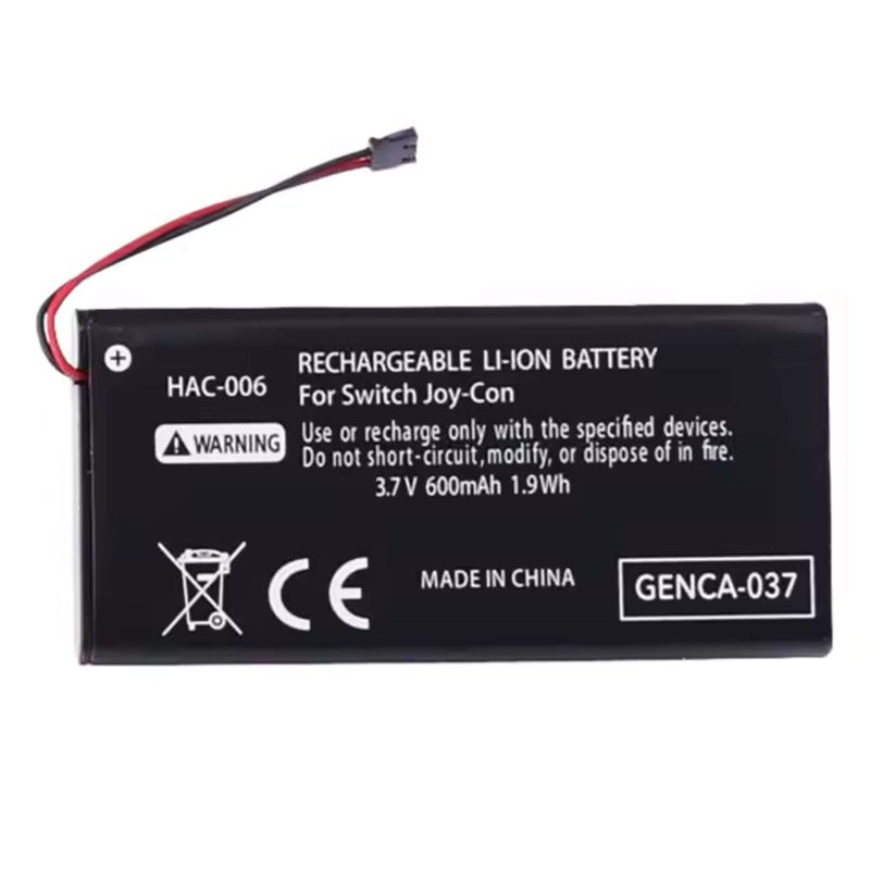 Kompatibelt Batteri til Nintendo Switch Joy-Con, 3.7V, 600mAh Li-ion - Switch