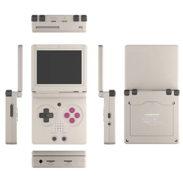 Anbernic RG35XX SP 64G: 5000+ Spill, 64GB, IPS-Skjerm - Retrospillkongen