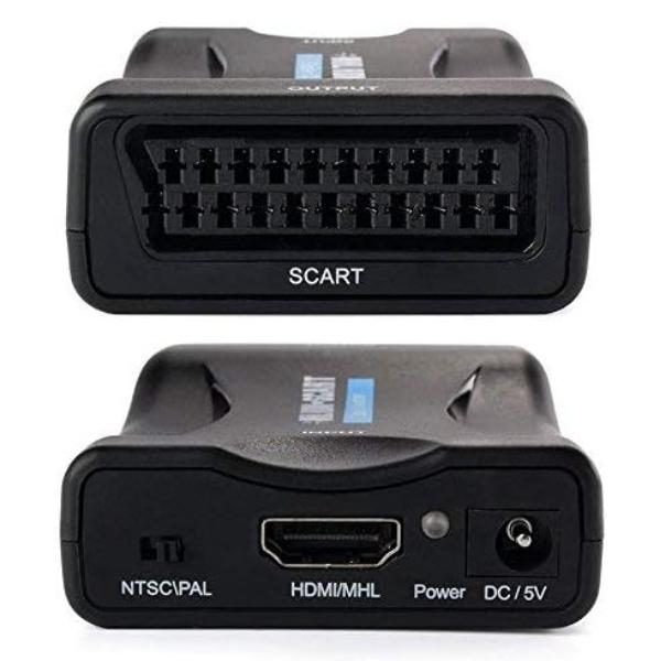 HDMI til SCART Omformer Adapter (1080p) - Retrospillkongen