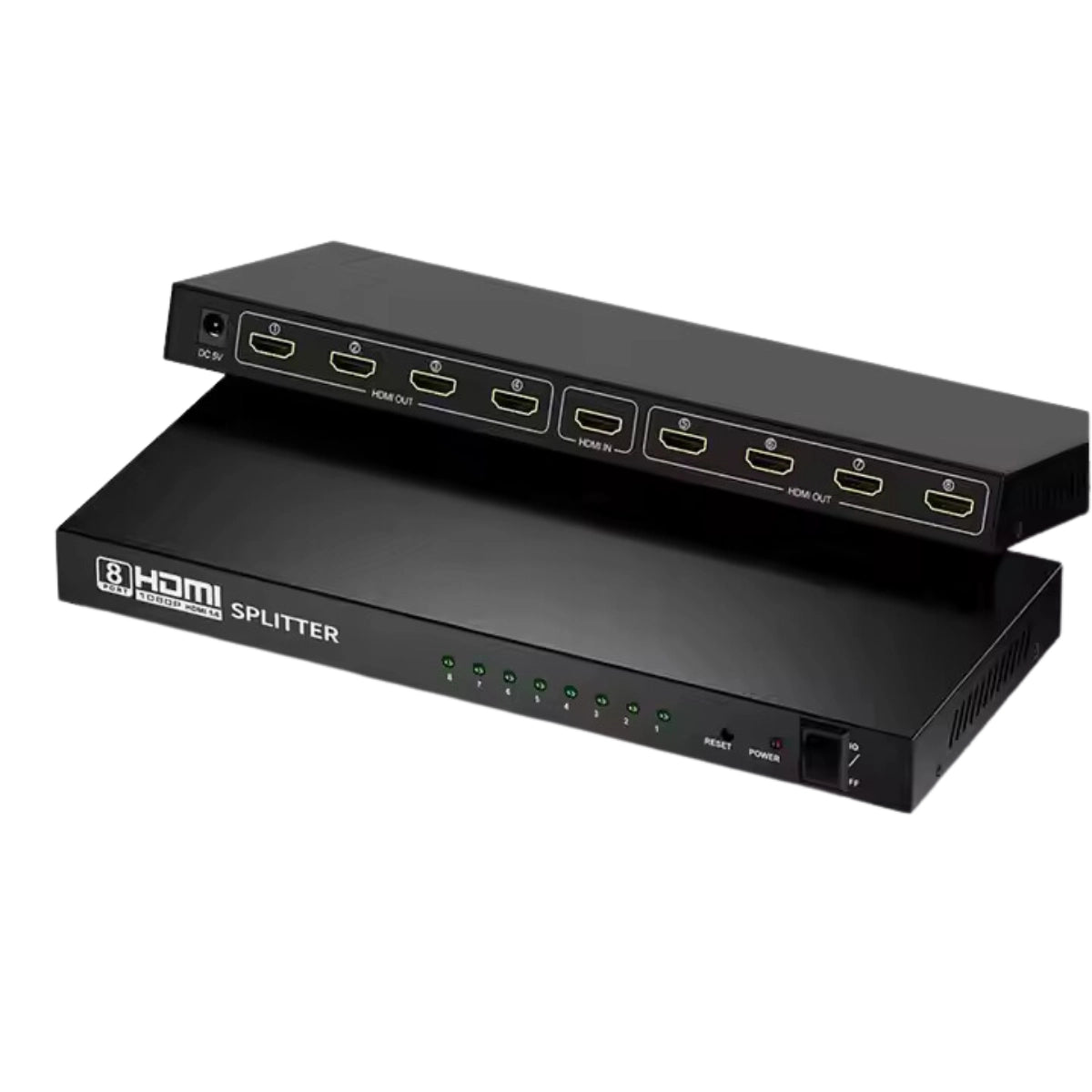 HDMI Splitter UHD 4K x 2K (1 inn 8 ut) - Retrospillkongen