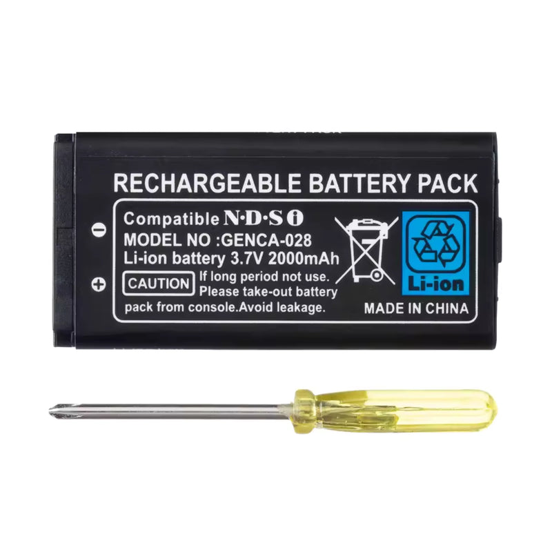 Kompatibelt Batteri til Nintendo DSi, 3.7V, 2000mAh Li-ion - DS