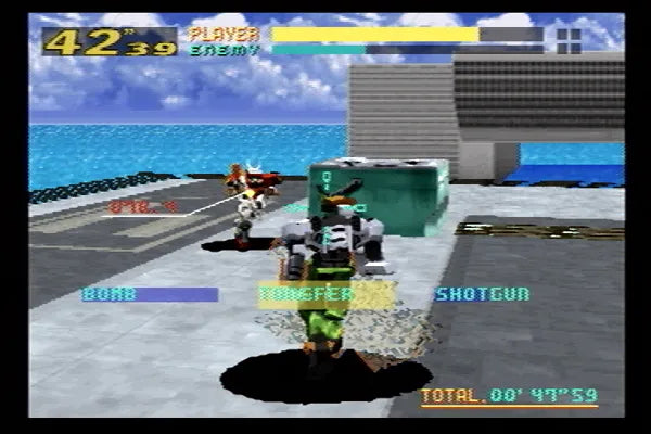 Cyber Troopers Virtual On - SEGA Saturn spill - Retrospillkongen