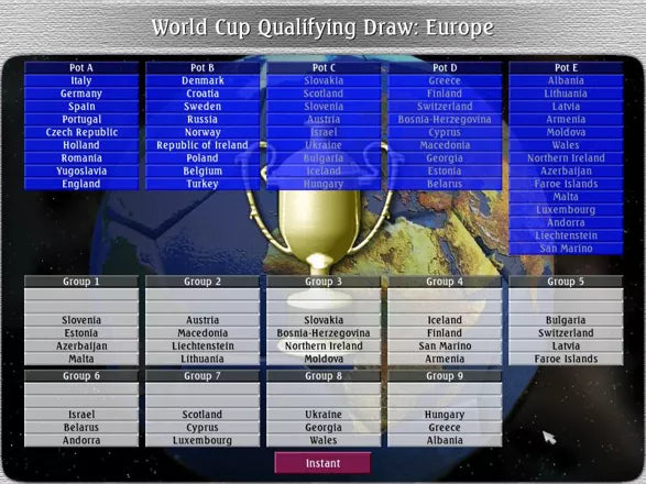 Sven-Göran Eriksson's World Manager - PS2 Spill