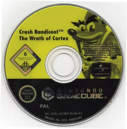 Crash Bandicoot: The Wrath of Cortex - GameCube spill