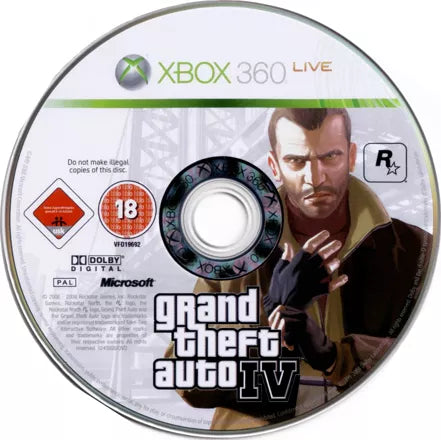 Grand Theft Auto IV - Xbox 360 spill - Retrospillkongen