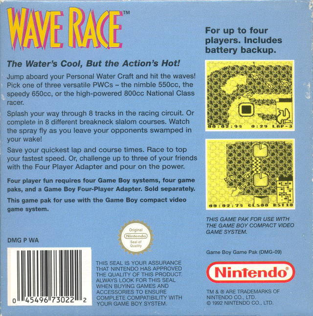 Wave Race - GBC spill - Retrospillkongen