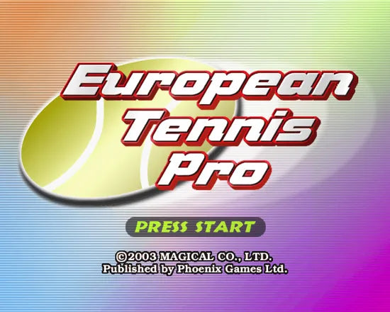 European Tennis Pro - PS2 Spill