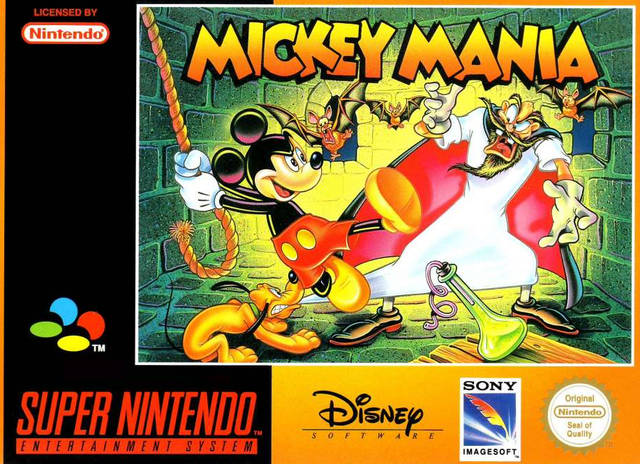 Mickey Mania - SNES spill - Retrospillkongen