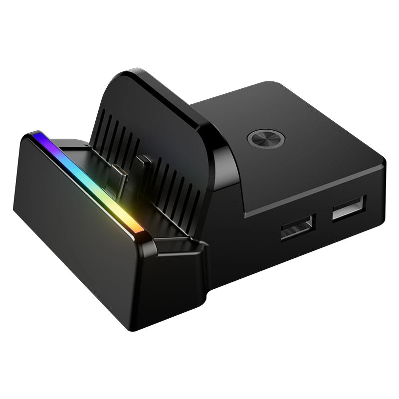 Mini Portable Dock for Nintendo Switch 1, OLED og Switch 2 - Retrospillkongen