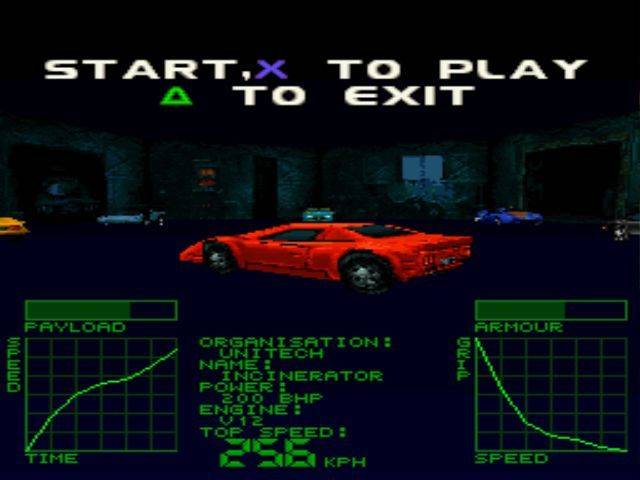 Impact Racing - PS1 spill - Retrospillkongen