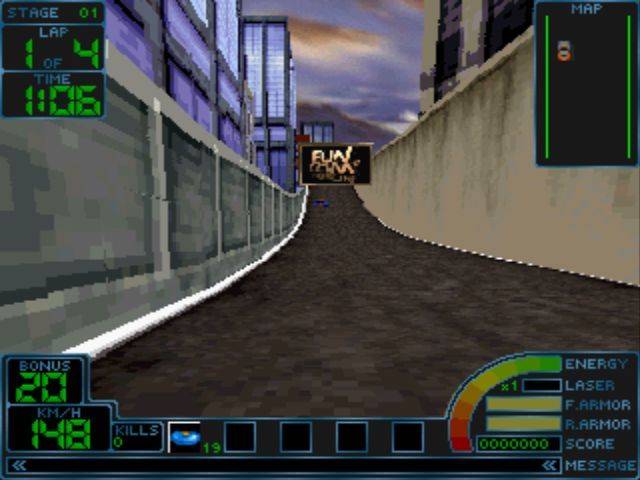 Impact Racing - PS1 spill - Retrospillkongen