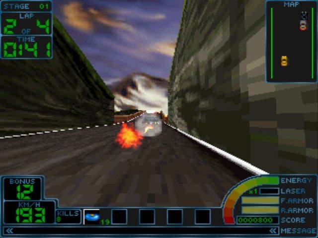 Impact Racing - PS1 spill - Retrospillkongen