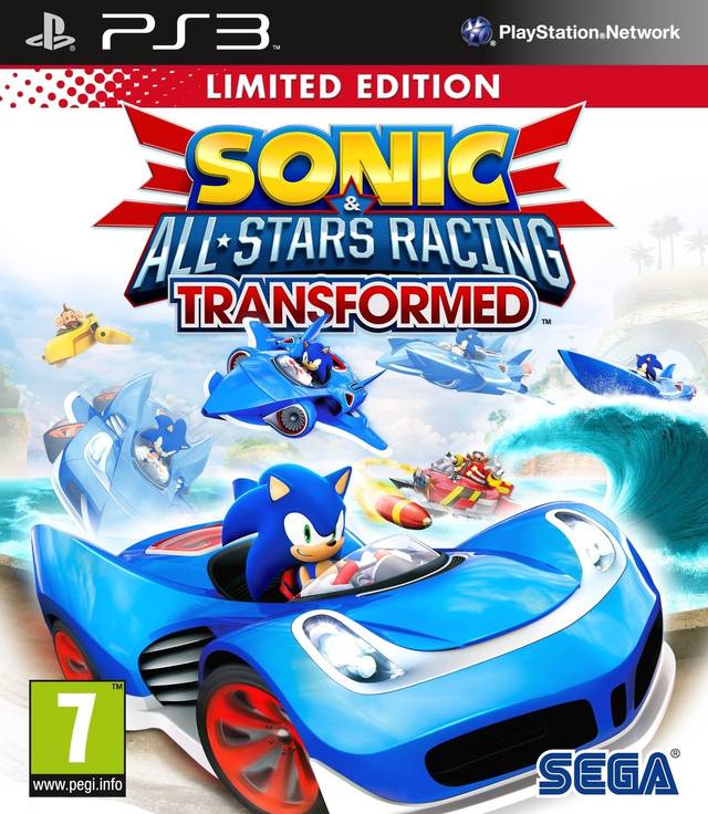 Sonic All Stars Racing Transformed Limited Edition - PS3 spill