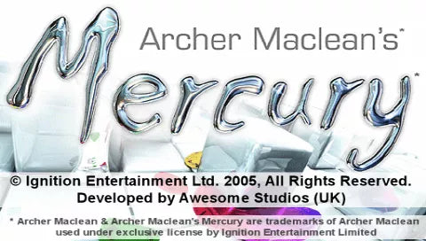 Archer Maclean's Mercury - PSP spill