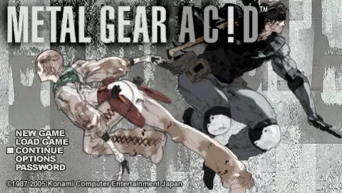 Metal Gear Ac!d - PSP spill