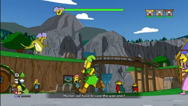 The Simpsons Game - Xbox 360 spill - Retrospillkongen