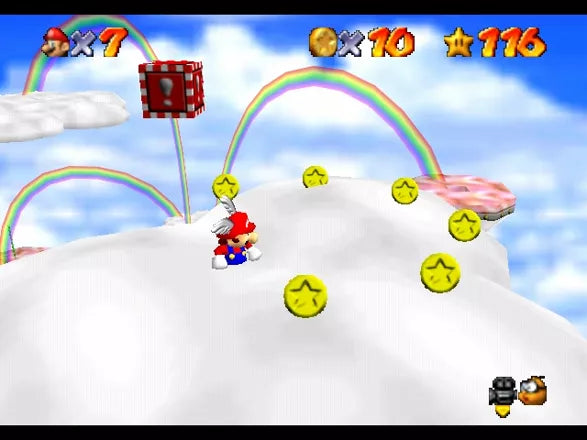Super Mario 64 - N64 spill (I eske)