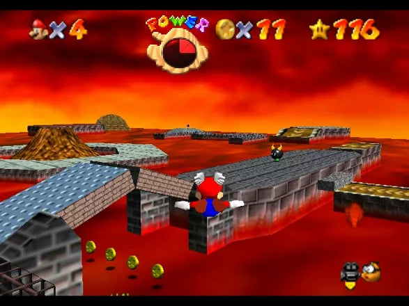 Super Mario 64 - N64 spill (I eske)