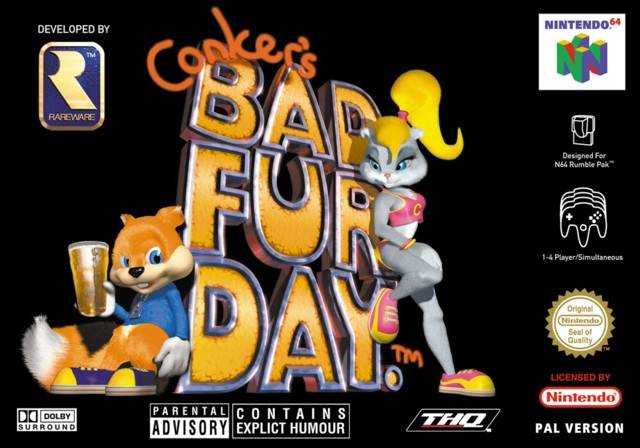 Conker's Bad Fur Day - N64 spill - Retrospillkongen
