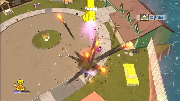 The Simpsons Game - Xbox 360 spill - Retrospillkongen