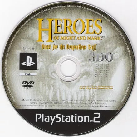 Heroes of Might and Magic: Quest for the DragonBone Staff - PS2 Spill - Retrospillkongen