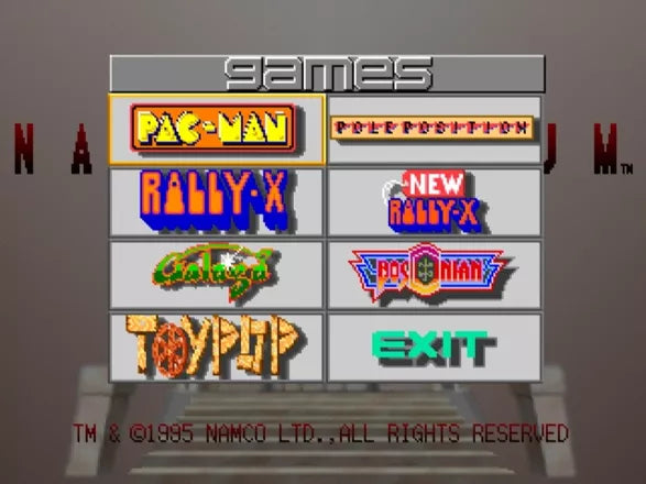 Namco Museum Vol. 1 - PS1 spill - Retrospillkongen