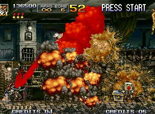 Metal Slug 4 - PS2 spill