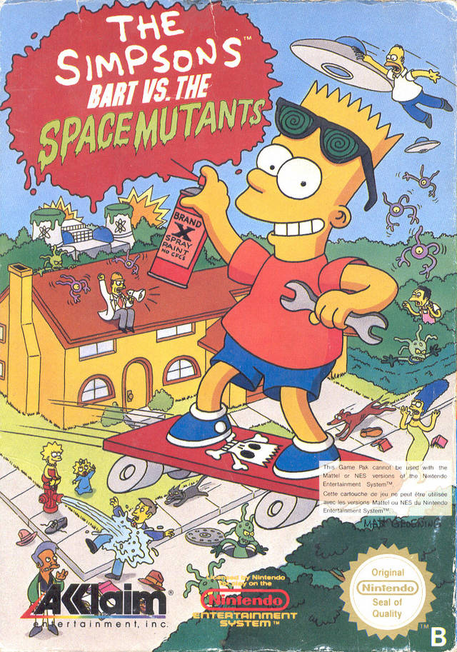 The Simpsons: Bart vs. the Space Mutants - NES spill - Retrospillkongen