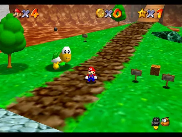 Super Mario 64 - N64 spill (I eske) - Retrospillkongen