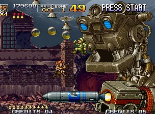 Metal Slug 4 - PS2 spill