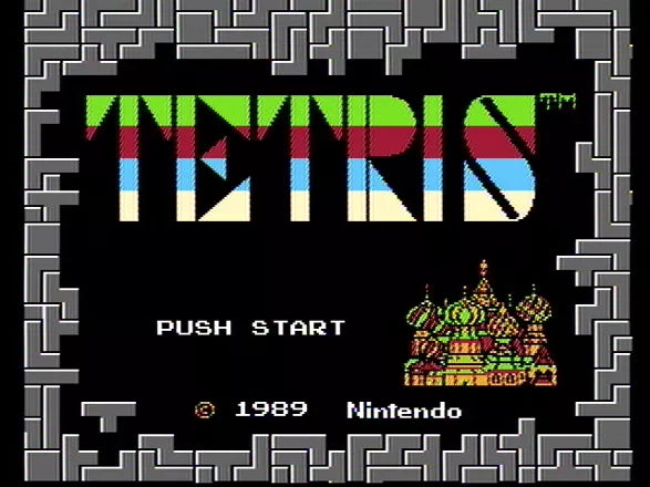 Tetris - NES spill - Retrospillkongen