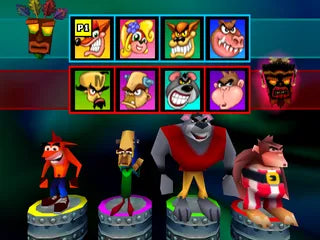 Crash Bash - PS1 spill - Retrospillkongen
