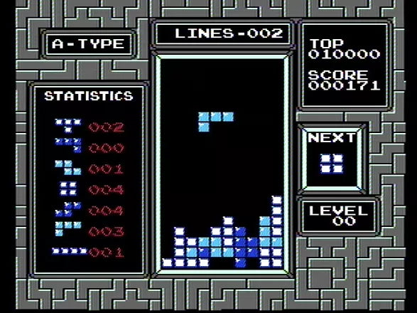Tetris - NES spill - Retrospillkongen