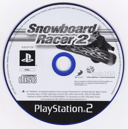 Snowboard Racer 2 - PS2 spill - Retrospillkongen
