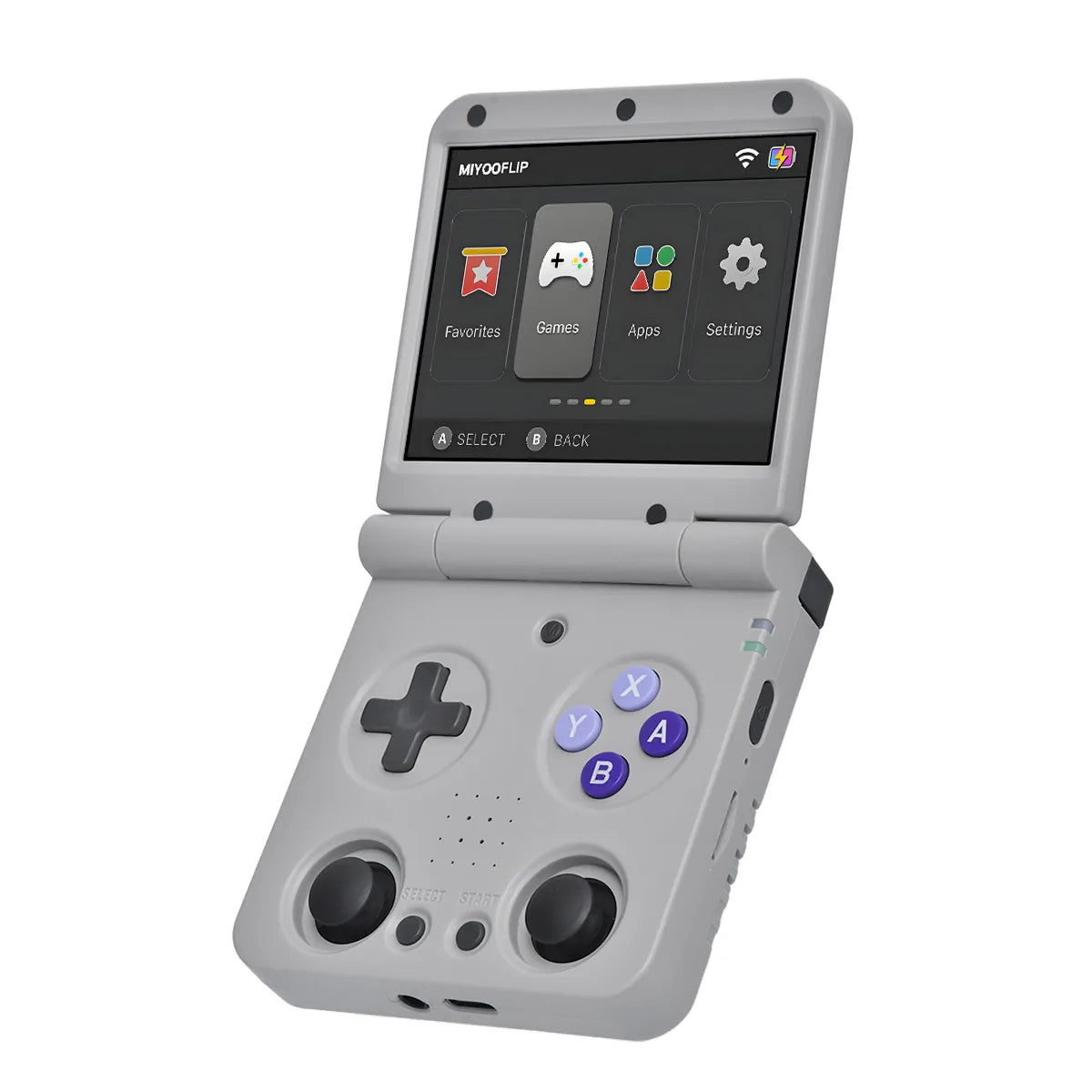 Miyoo Flip V2: 10.000+ Spill, Retro Håndholdt Spill Konsoll - Retrospillkongen