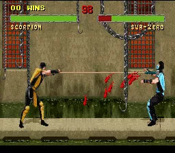 Mortal Kombat II - SNES spill - Retrospillkongen