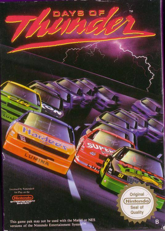 Days of Thunder - Nintendo NES spill - Retrospillkongen