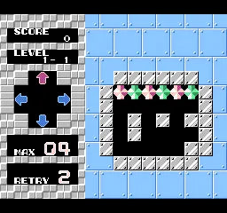 Puzznic - NES spill (NTSC, US, Canada) - Retrospillkongen