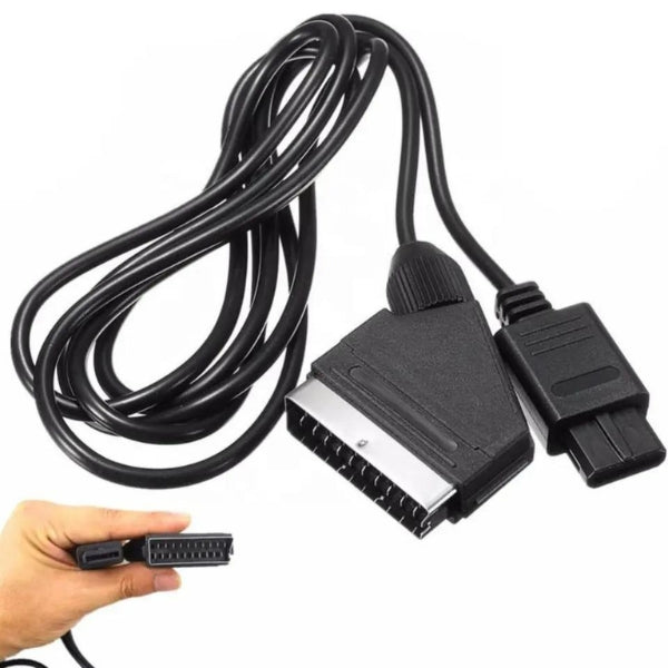 1.8m 20pin Retro Spillkonsoll RGB SCART kabel for NGC/N64/SNES - Retrospillkongen