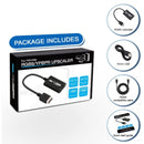 1080P HD Retro Spillkonsoll- Adapter Omformer Upscaler for Sony PlayStation PS1/PS2 (16:9 4:3 Ratio Switch) - Retrospillkongen